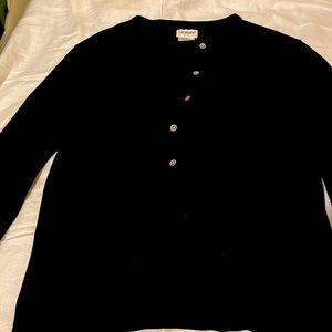 Liz Baker Black Cardigan Size Med